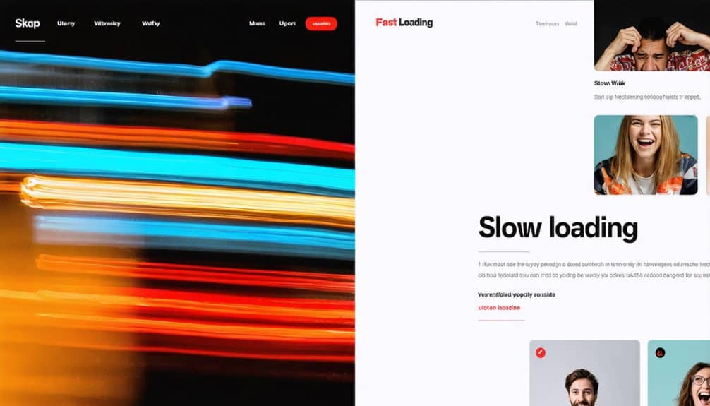 prioritize quick page loads